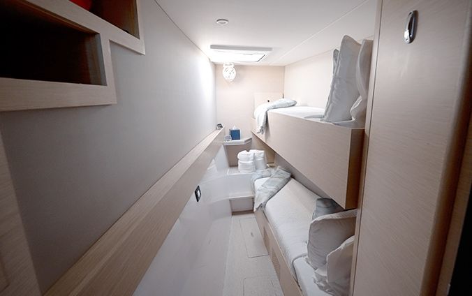 Neptune's Escape – Abaco Trimaran Charter – Bunk Cabin – Abaco Yacht & Charter Services