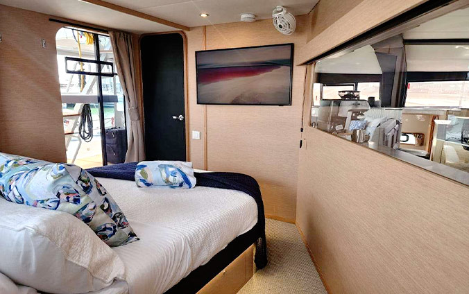 Neptune's Escape – Abaco Trimaran Charter – Master Cabin – Abaco Yacht & Charter Services