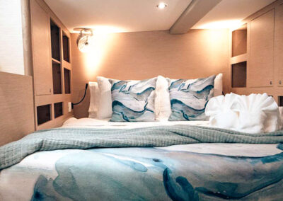 Neptune's Escape – Abaco Trimaran Charter – Queen Mid-Berth Cabin – Abaco Yacht & Charter Services