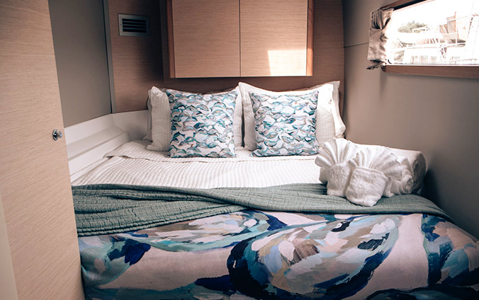 Neptune's Escape – Abaco Trimaran Charter – Queen Cabin – Abaco Yacht & Charter Services